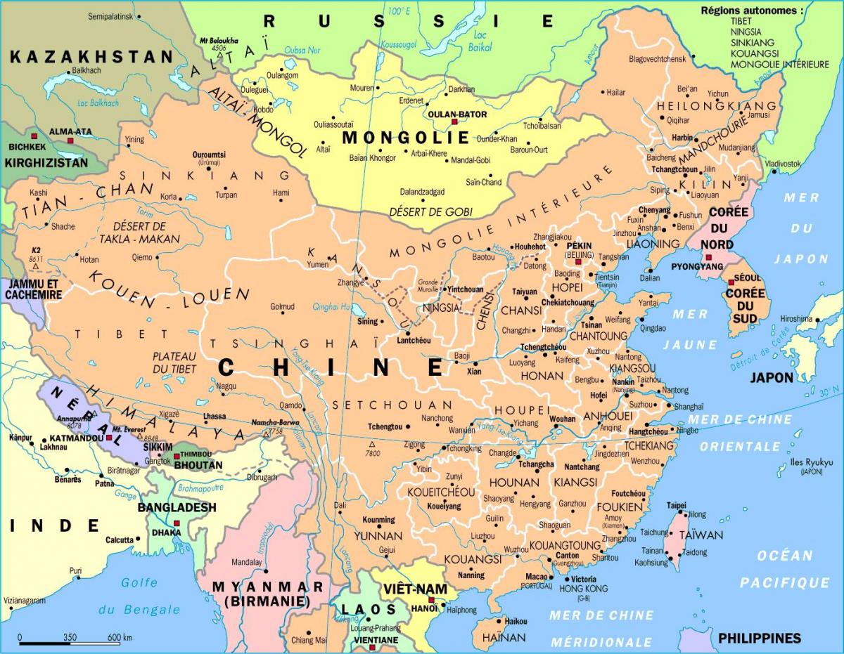 Κίνα χάρτη hd