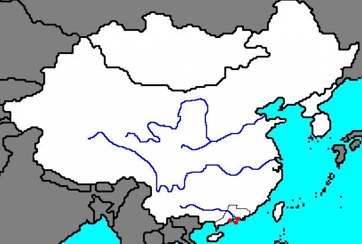 κενό χάρτη της αρχαίας Κίνας