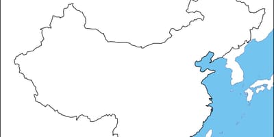 Κίνα κενό χάρτη